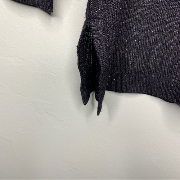 Sag Harbor Metallic Crew Neck Pullover Sweater - Picture 2 of 4